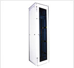 lockable and removable side panels: Hanut India aluminum profile rack