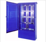 Cable distribution (CD) cabinet with back mount frames to mount. Capacity 2000 pairs. IDC type Cable Termination blocks 