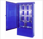 Cable distribution (CD) cabinet with back mount frames to mount. Capacity 2000 pairs. IDC type Cable Termination blocks