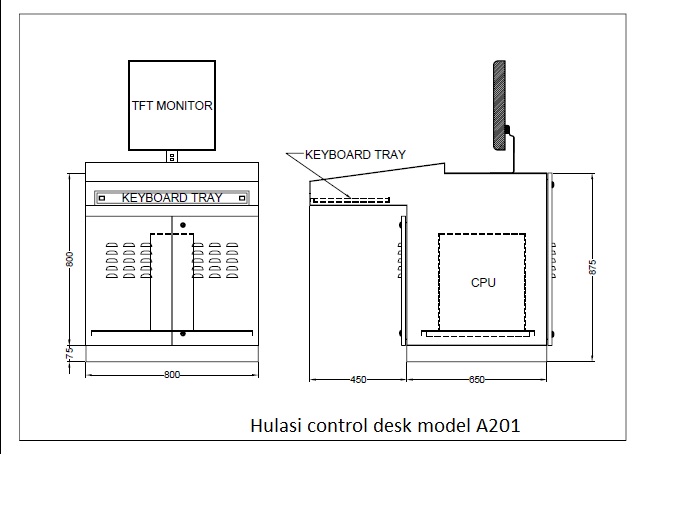 Hanut India control
desk, operator console