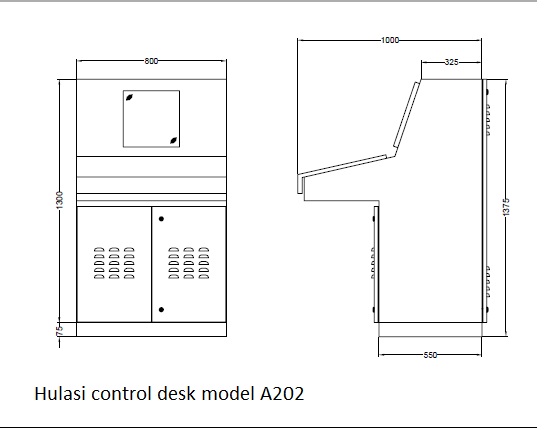 Hanut India control
desk, operator console