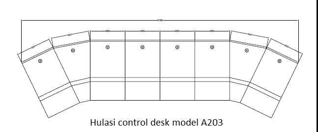 Hanut India control
desk, operator console