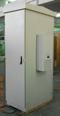outdoor cabinet with panel AC