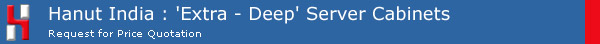 Extra deep server cabinet