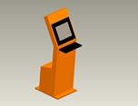 SLIM LCD kiosk enclosure Hanut India