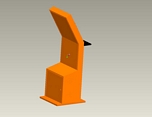 SLIM LCD kiosk enclosure Hanut India
